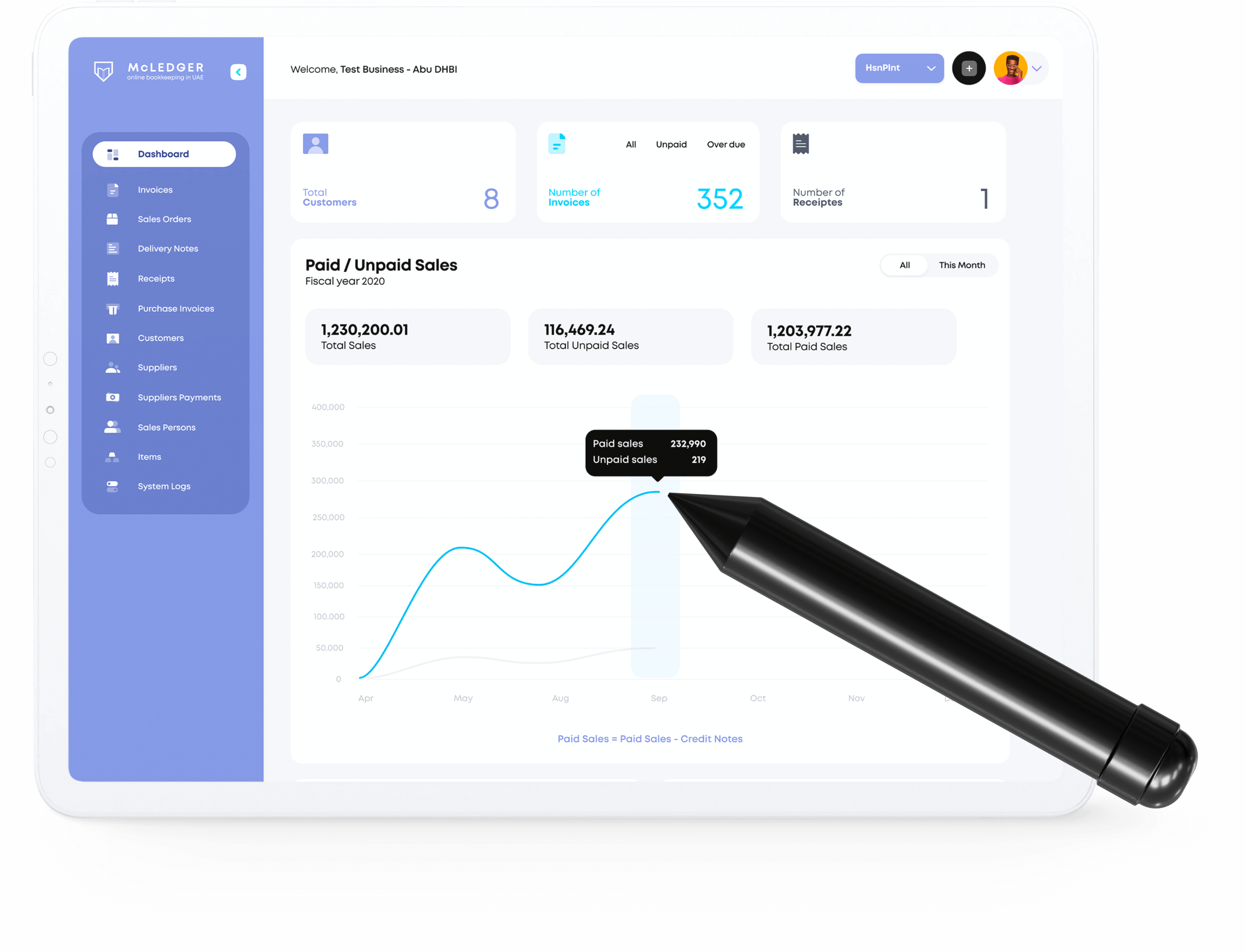 McLedger Revenue Management System
